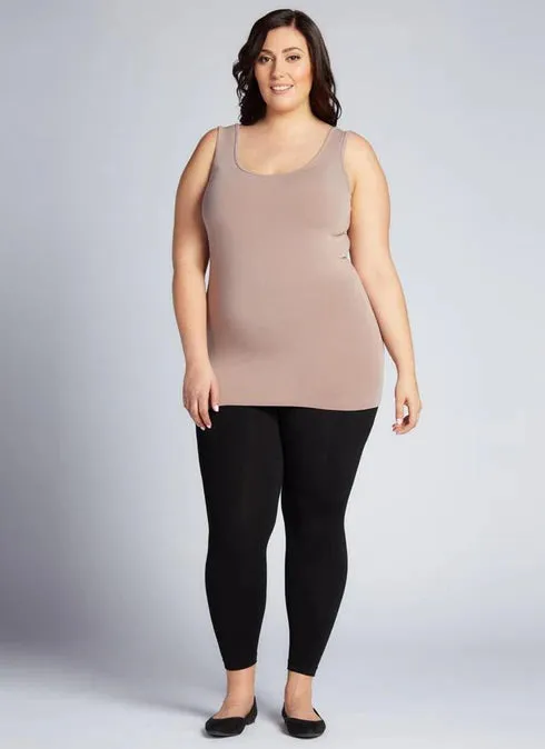 Bamboo Plus Size Fleece Leggings