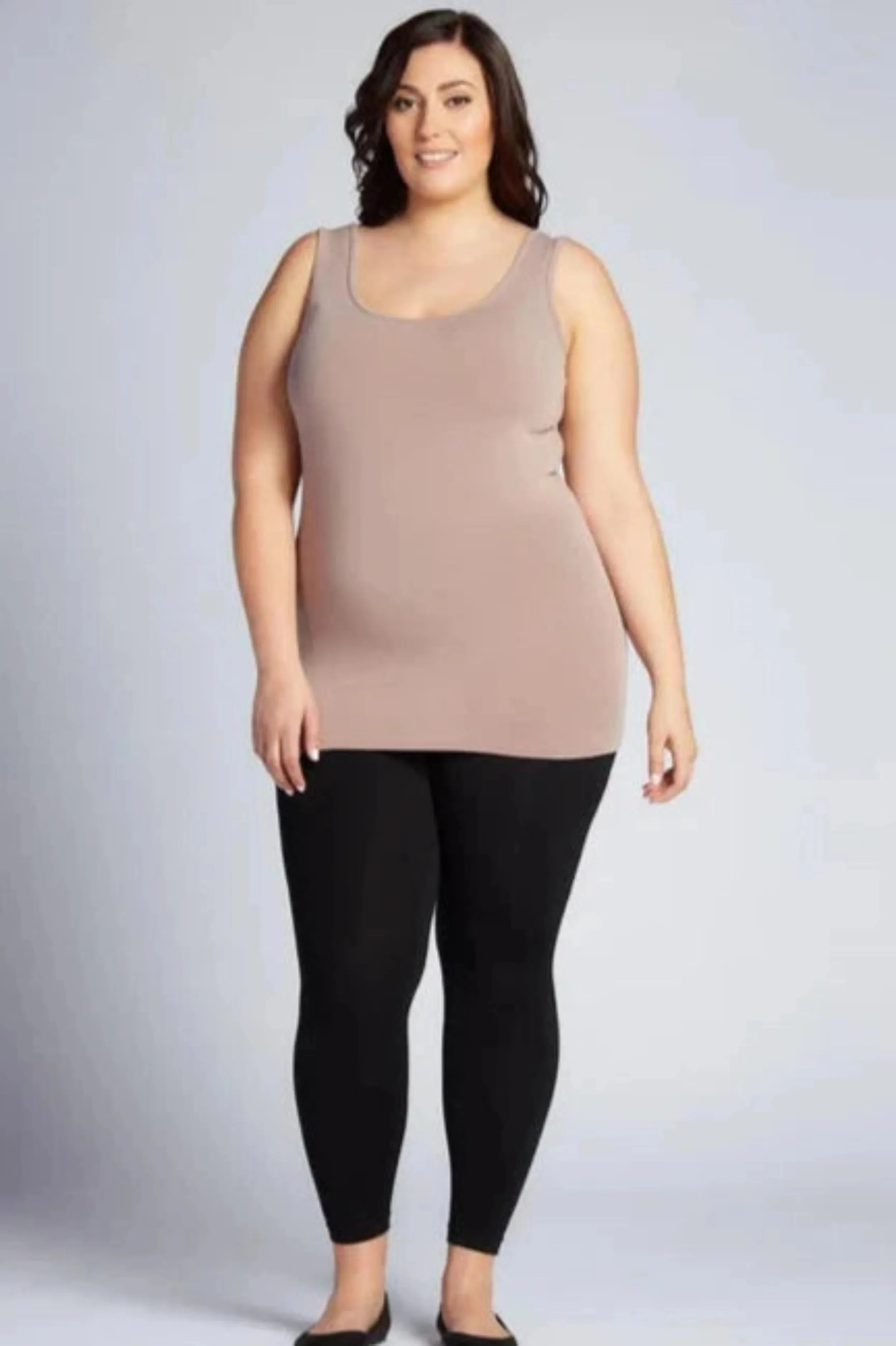 Bamboo Plus Size Fleece Leggings