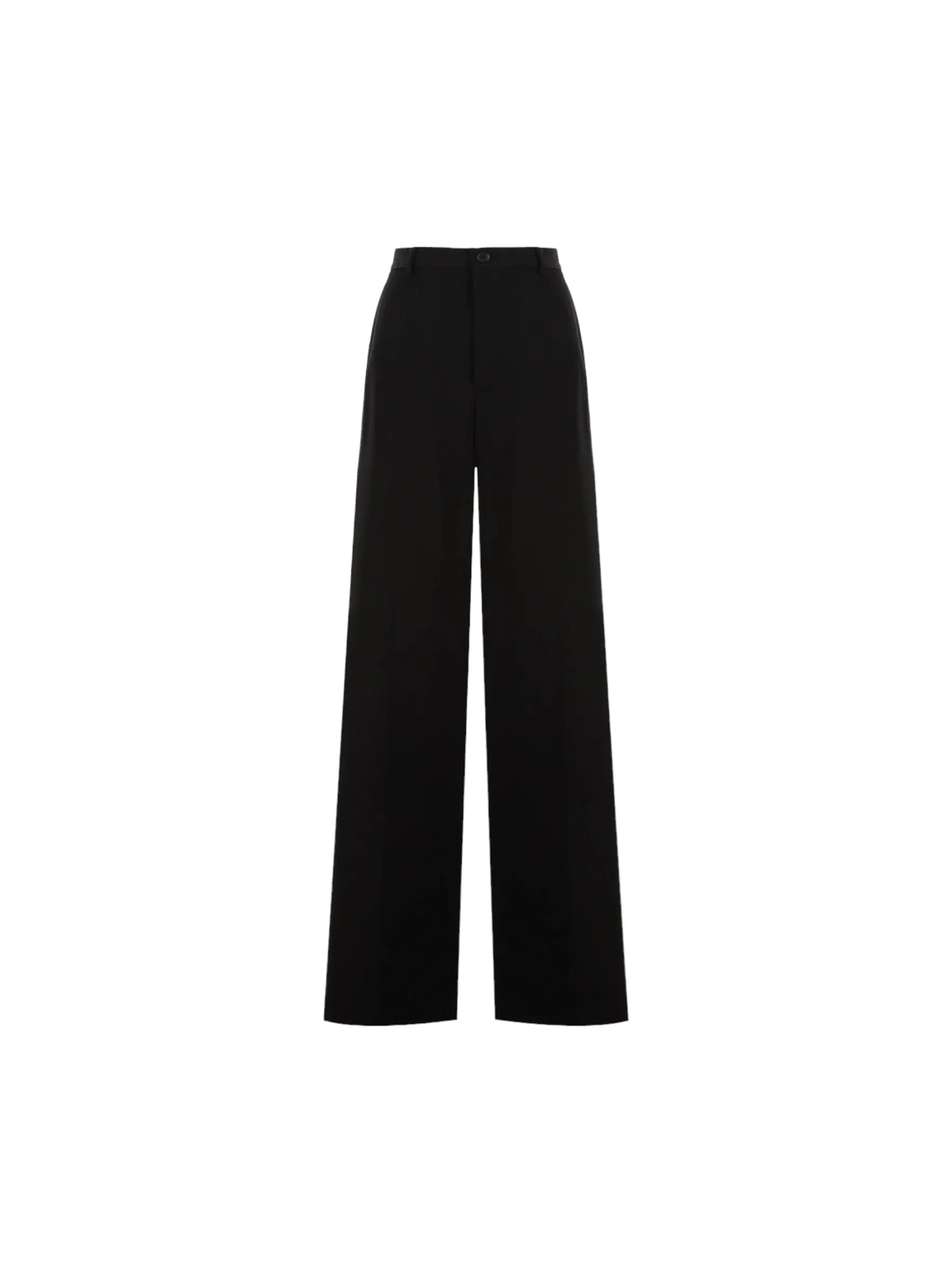 Barathea Straight-Leg Wool Trousers