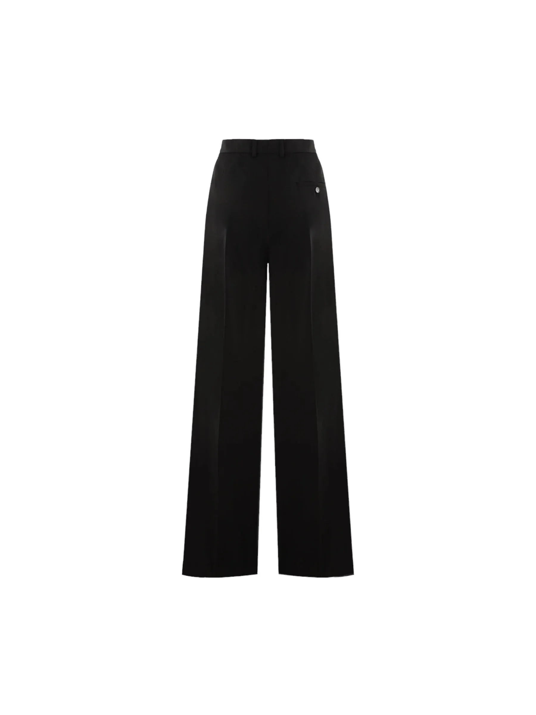 Barathea Straight-Leg Wool Trousers