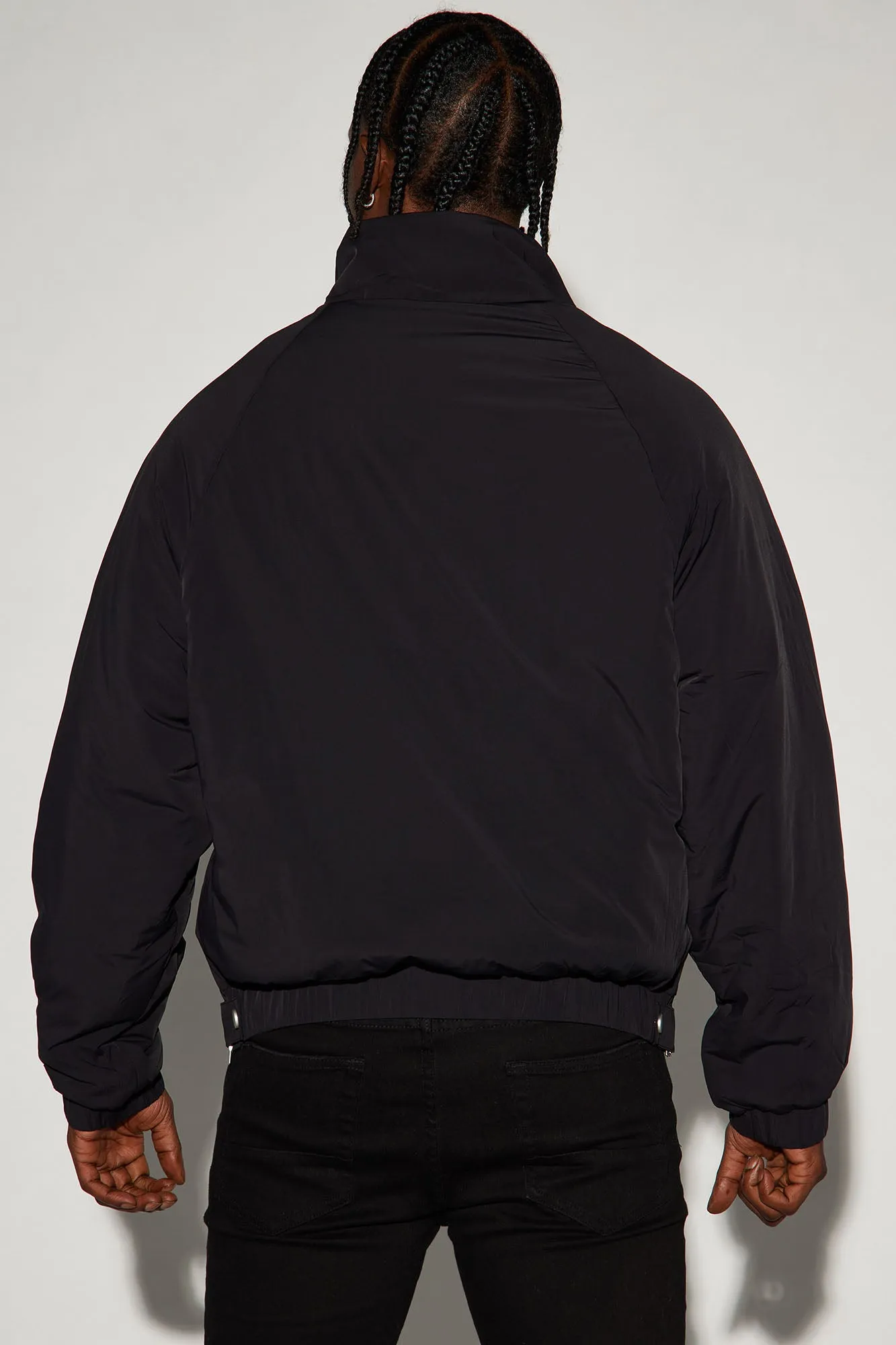 Belcher Padded Nylon Anorak - Black