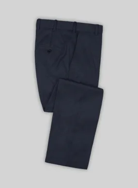 Bristol Dark Navy Sharkskin Pants