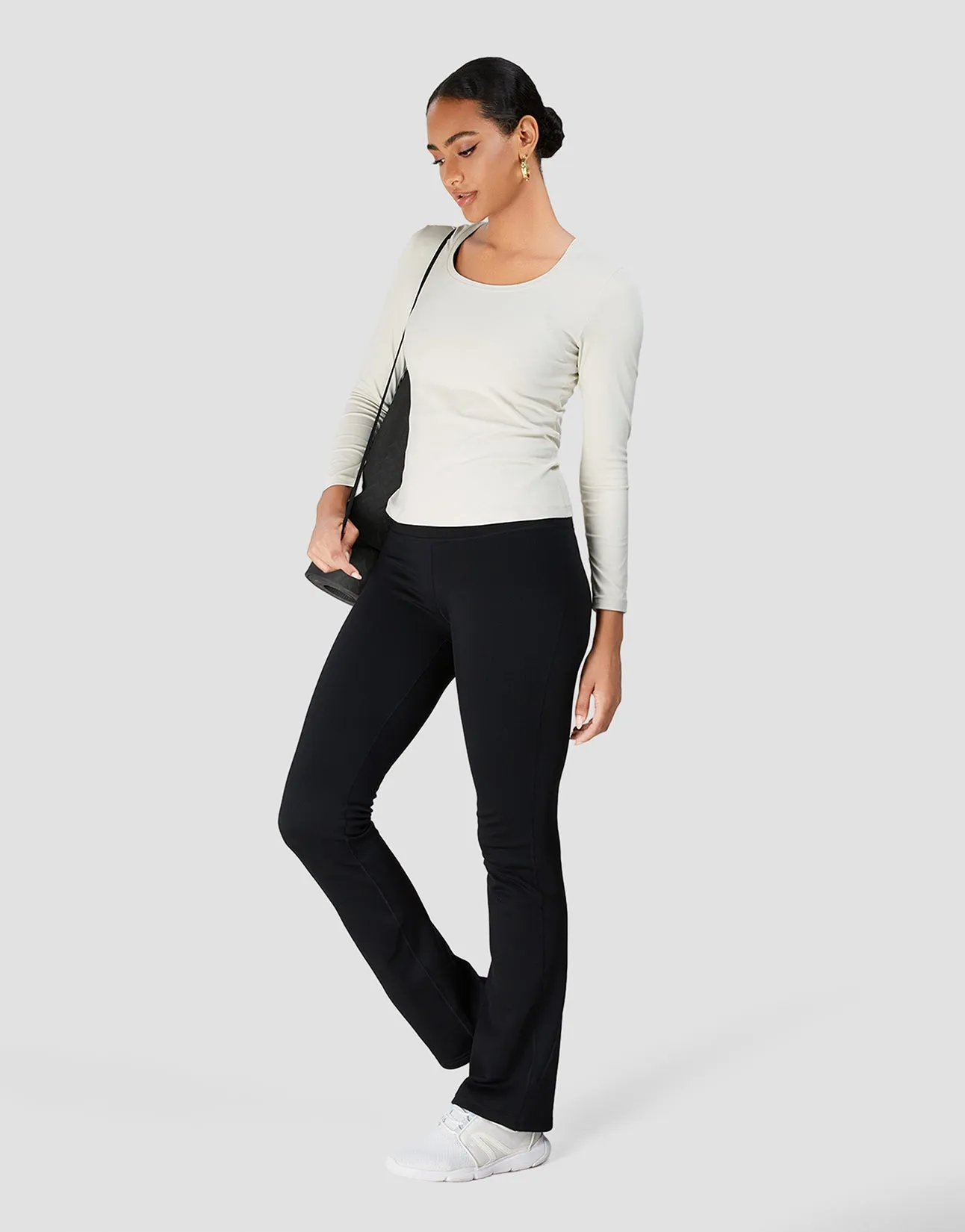 CozyWarmth Fleece Lined Flare Leggings