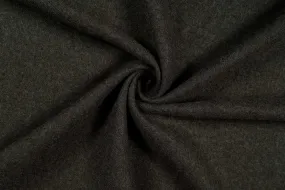 Dark Brown Plain Wool Fabric