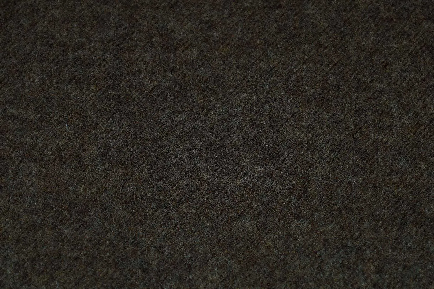 Dark Brown Plain Wool Fabric