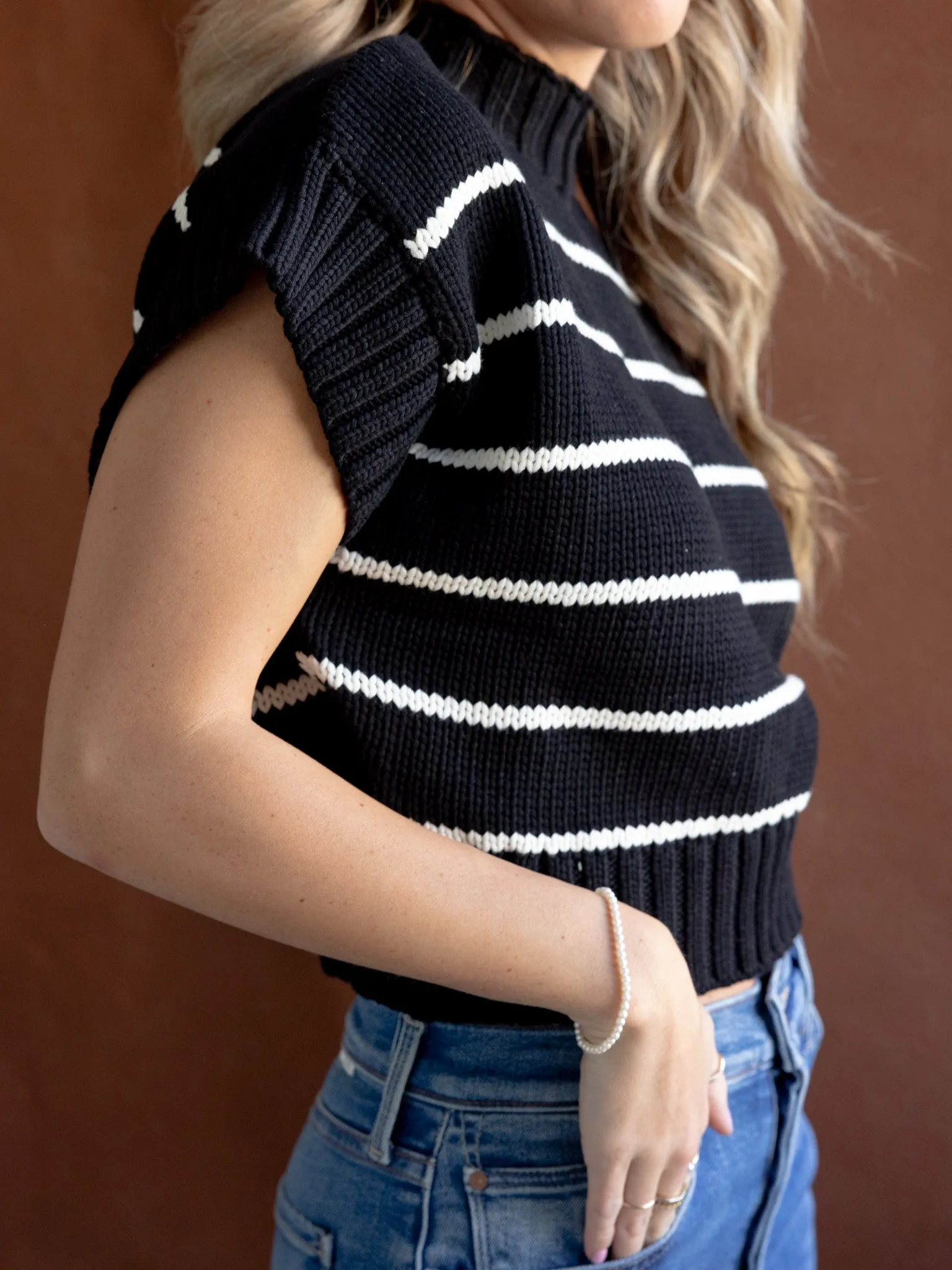 Dolman Short Sleeve Sweater