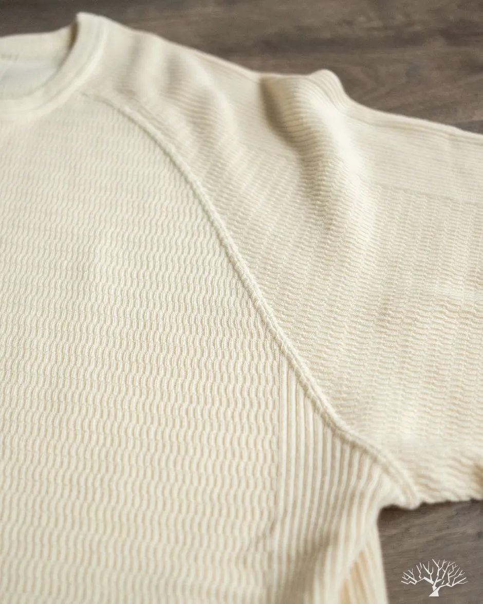 FN-THW-001 - Thermal Raglan Sleeve Tee - Ivory