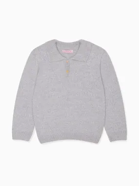 Grey Brio Merino Boy Jumper