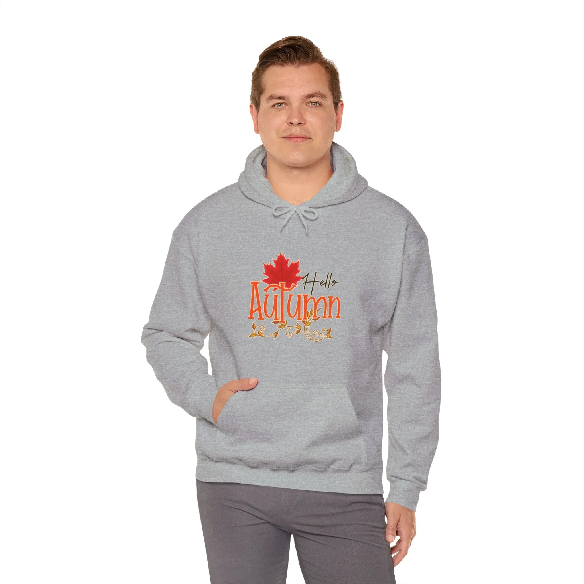 Hello Autumn Unisex Heavy Blend™ Hooded Sweatshirt