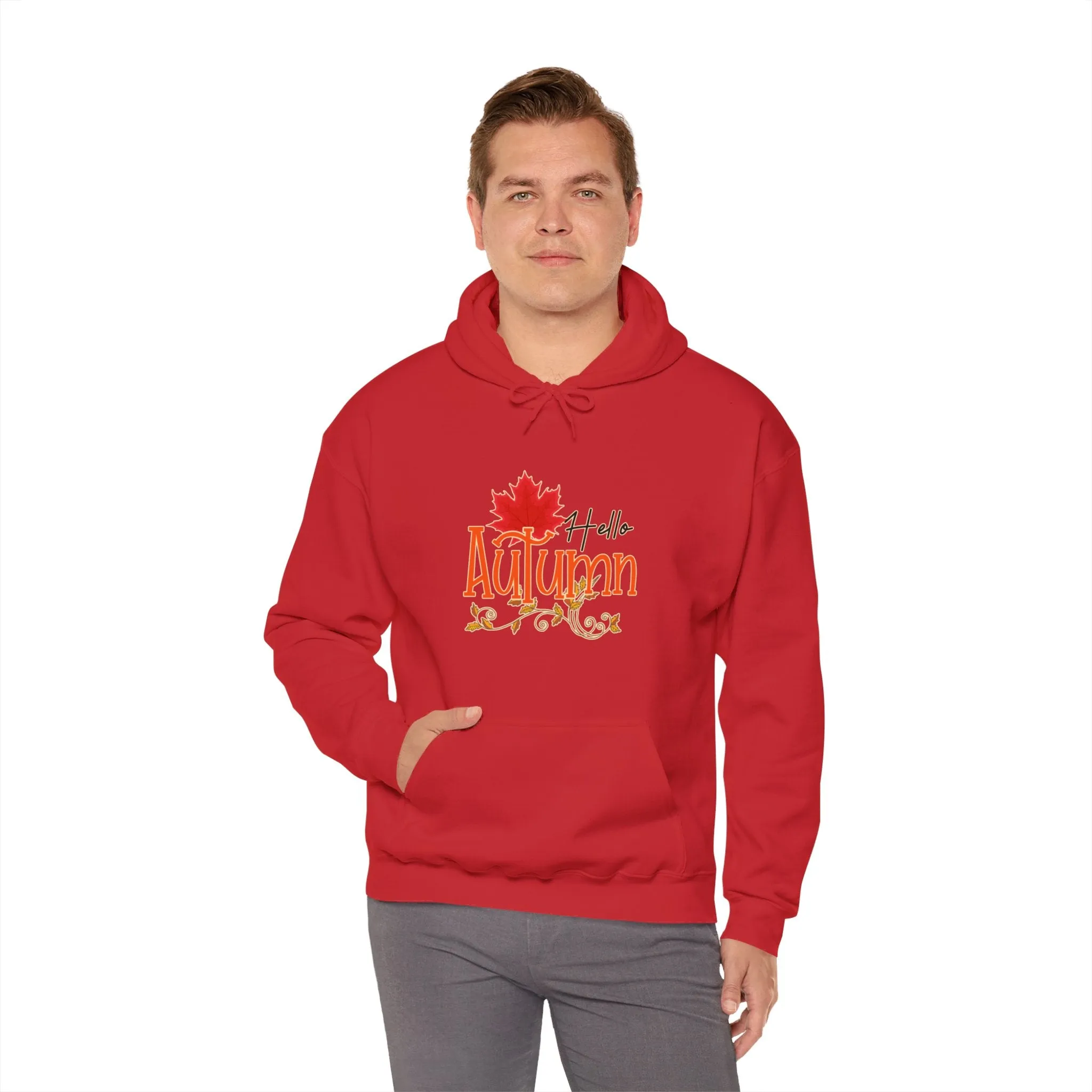 Hello Autumn Unisex Heavy Blend™ Hooded Sweatshirt