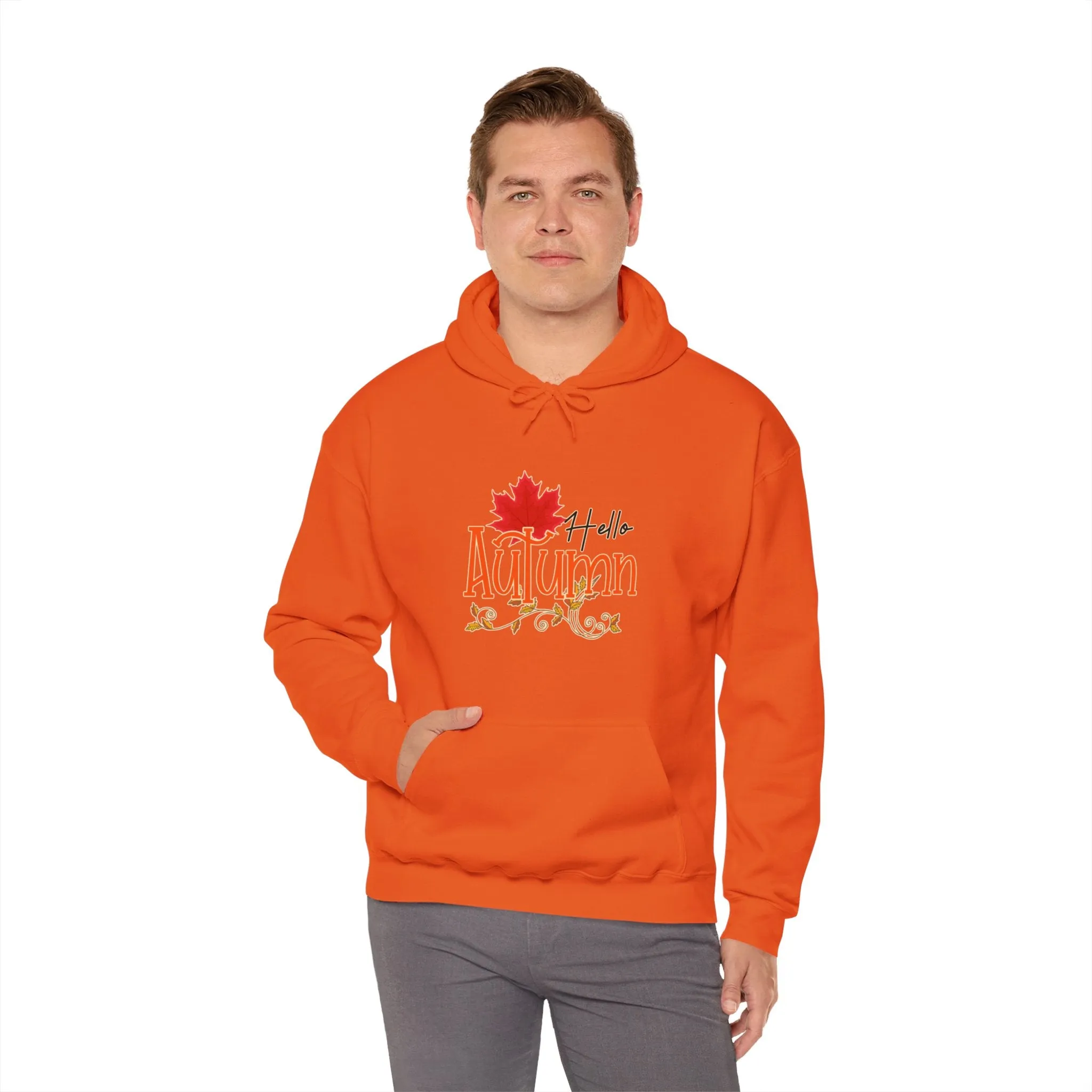 Hello Autumn Unisex Heavy Blend™ Hooded Sweatshirt