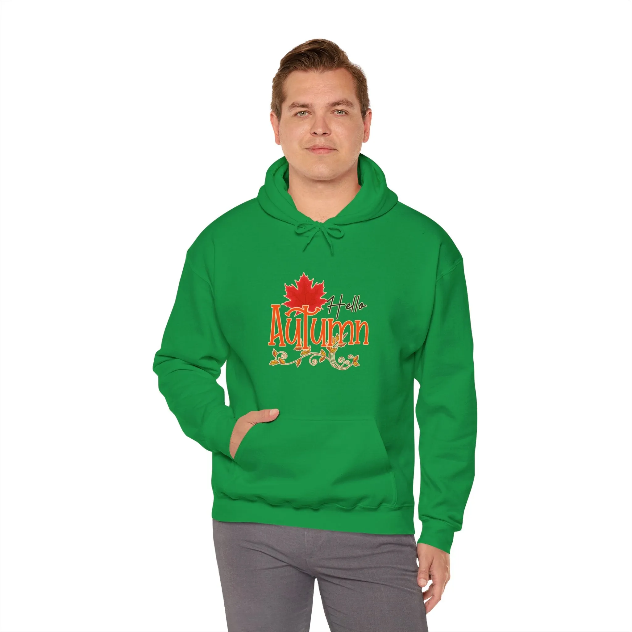 Hello Autumn Unisex Heavy Blend™ Hooded Sweatshirt