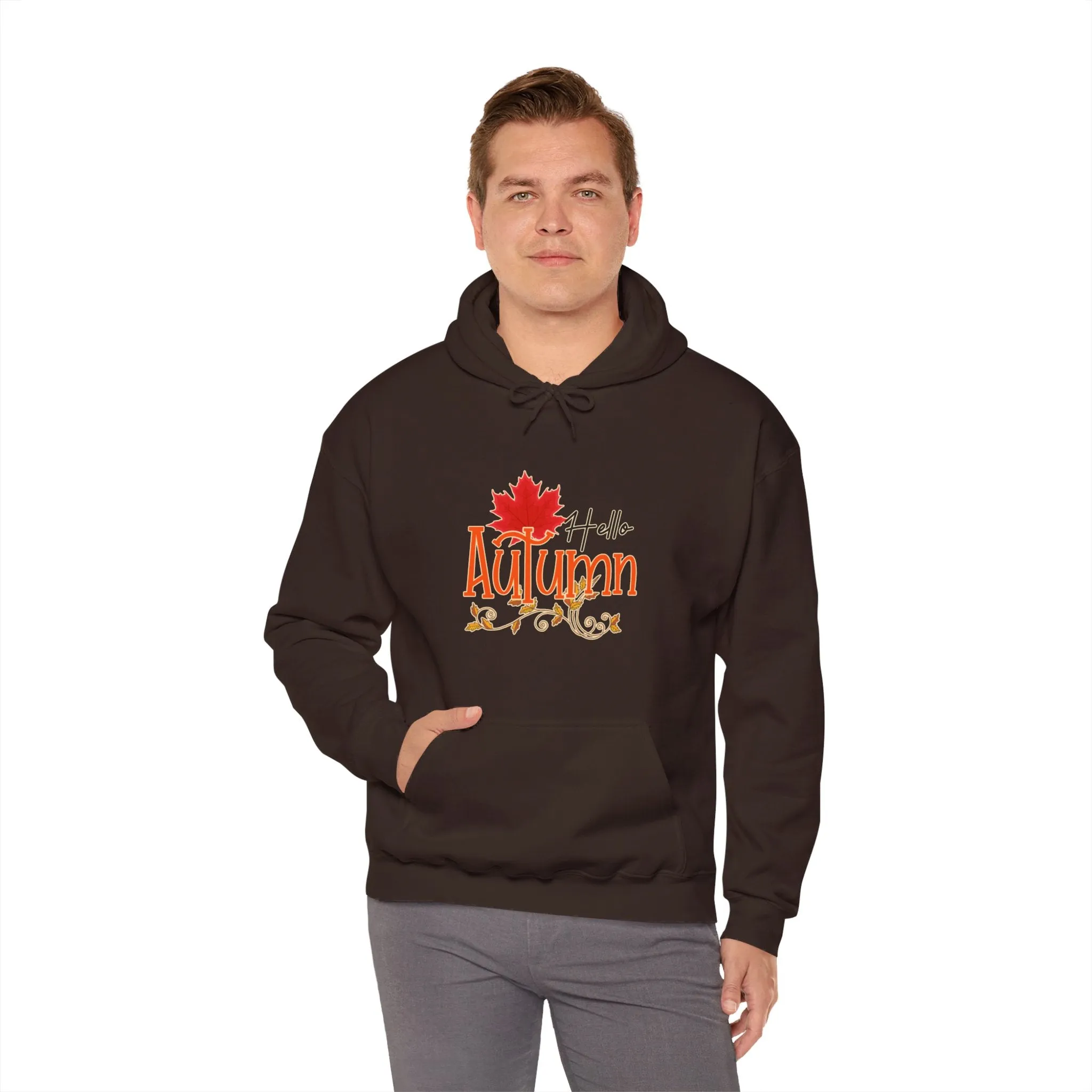 Hello Autumn Unisex Heavy Blend™ Hooded Sweatshirt