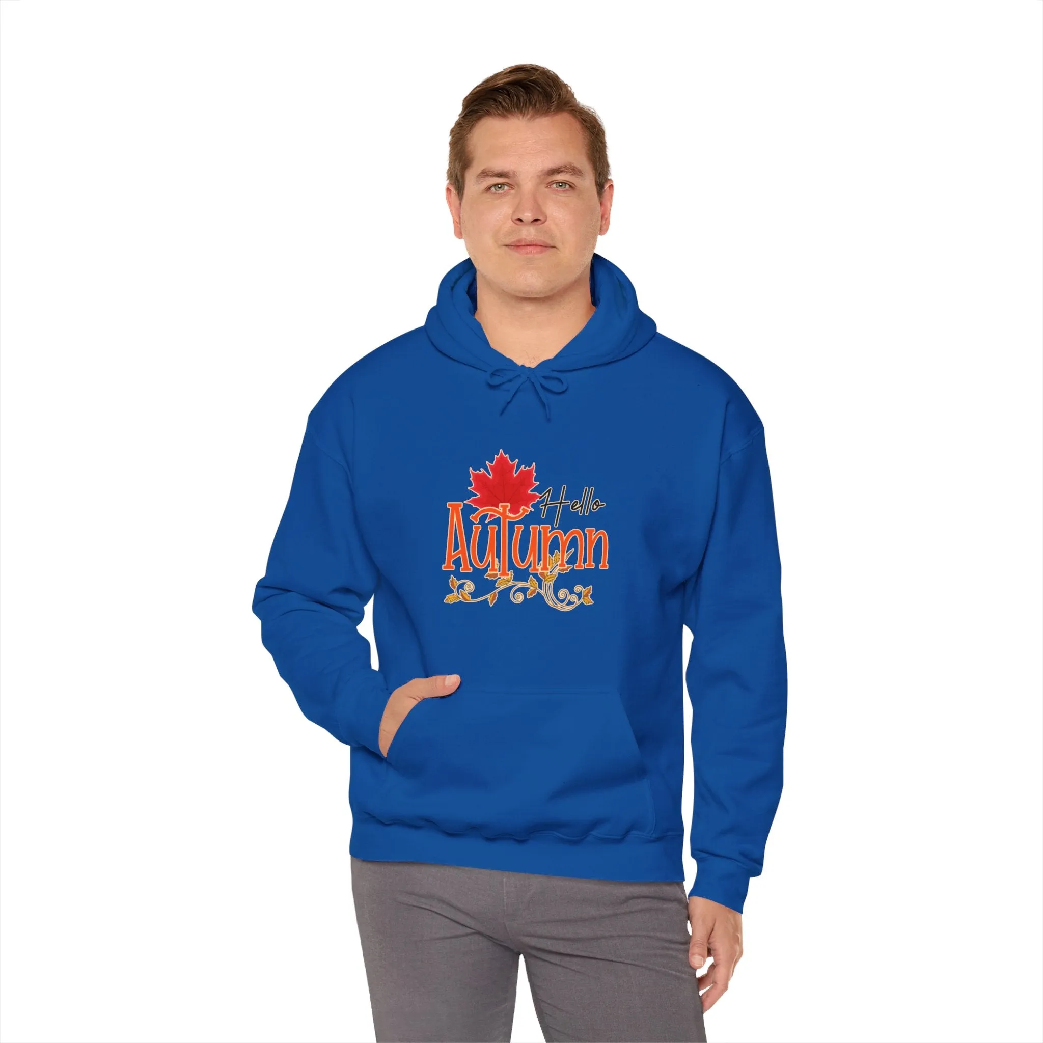 Hello Autumn Unisex Heavy Blend™ Hooded Sweatshirt