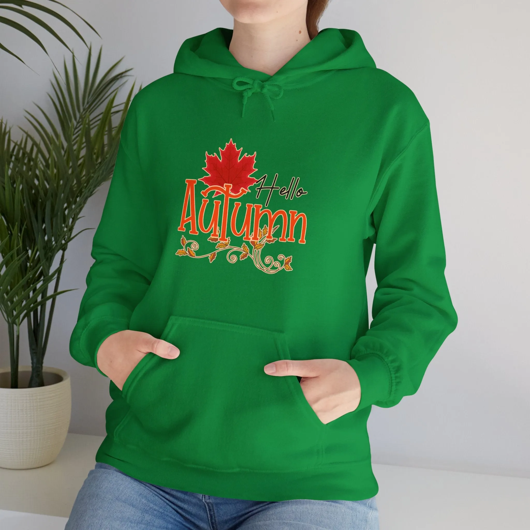 Hello Autumn Unisex Heavy Blend™ Hooded Sweatshirt