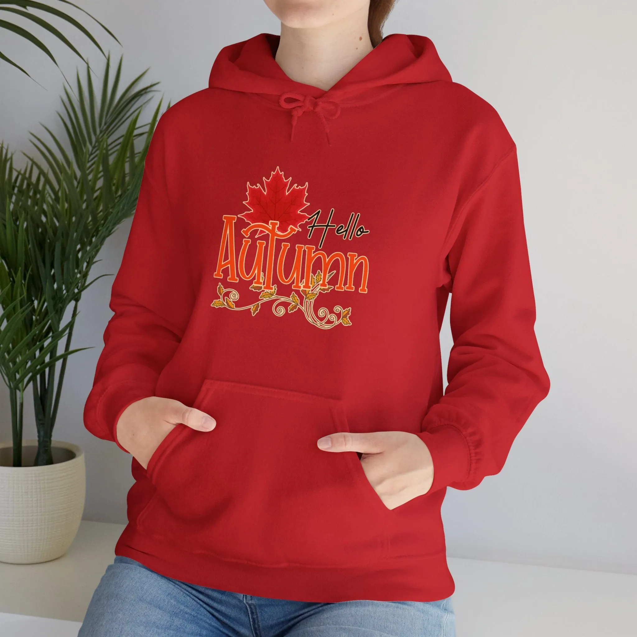 Hello Autumn Unisex Heavy Blend™ Hooded Sweatshirt