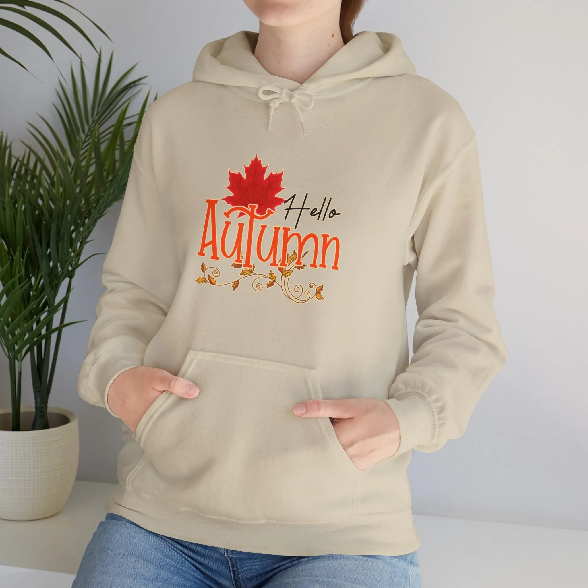 Hello Autumn Unisex Heavy Blend™ Hooded Sweatshirt