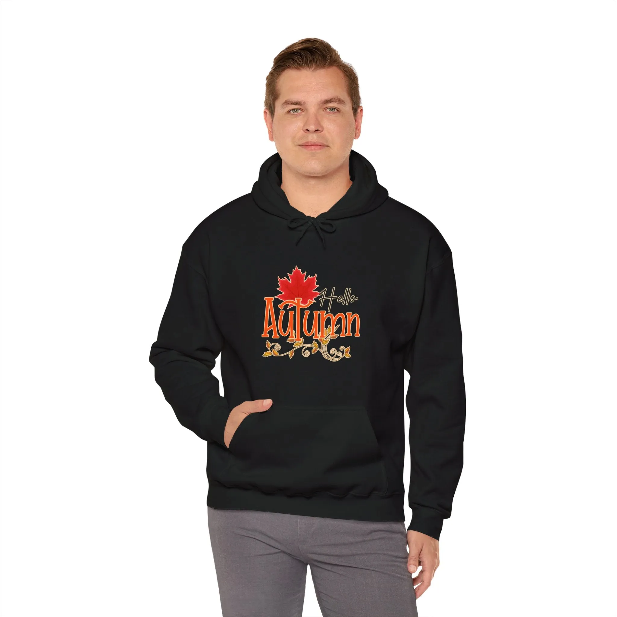 Hello Autumn Unisex Heavy Blend™ Hooded Sweatshirt