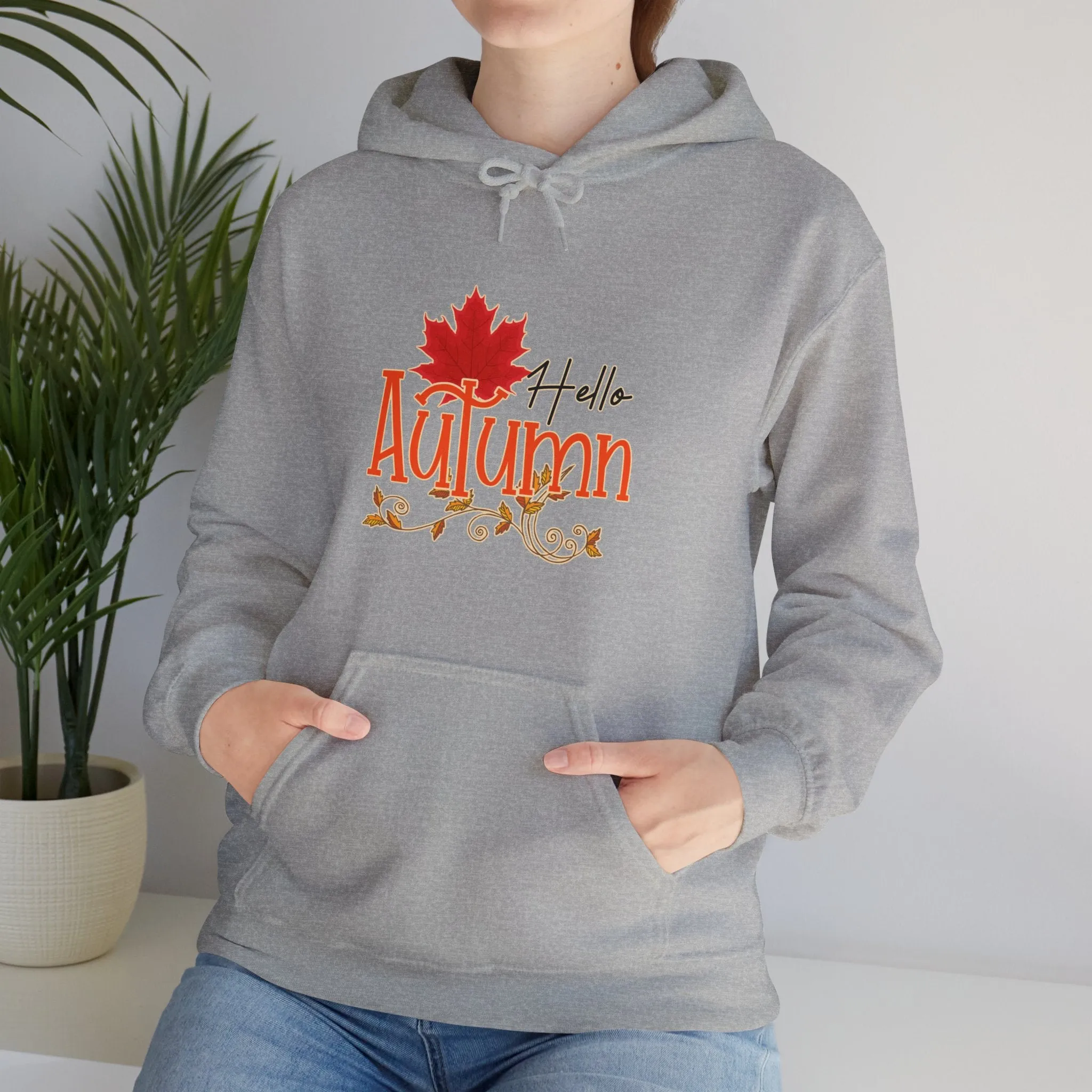 Hello Autumn Unisex Heavy Blend™ Hooded Sweatshirt