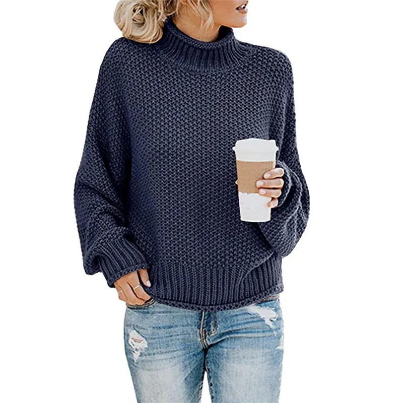 Hollow thick casual sweater