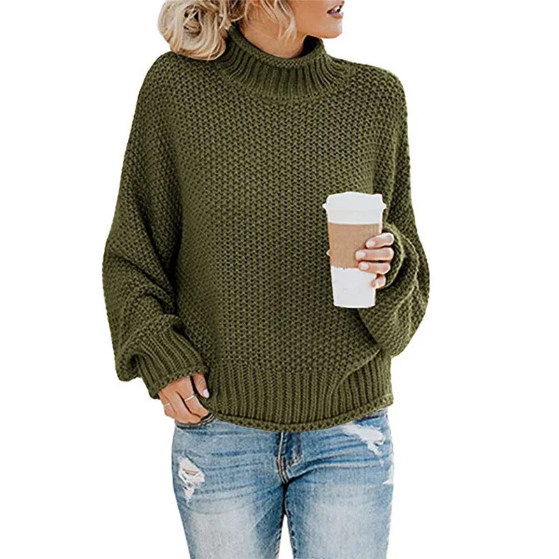 Hollow thick casual sweater