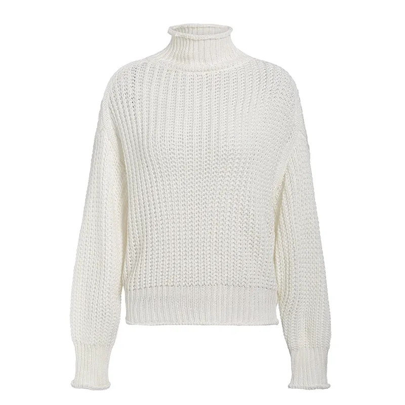 Hollow thick casual sweater