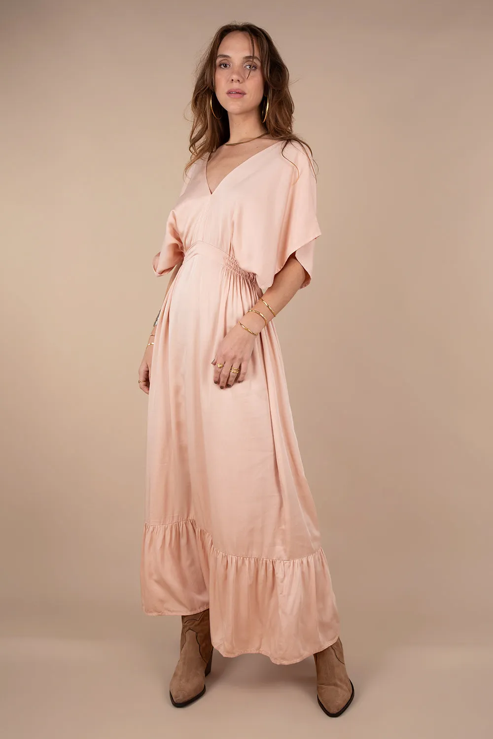 JAMMA DRESS WARM PINK