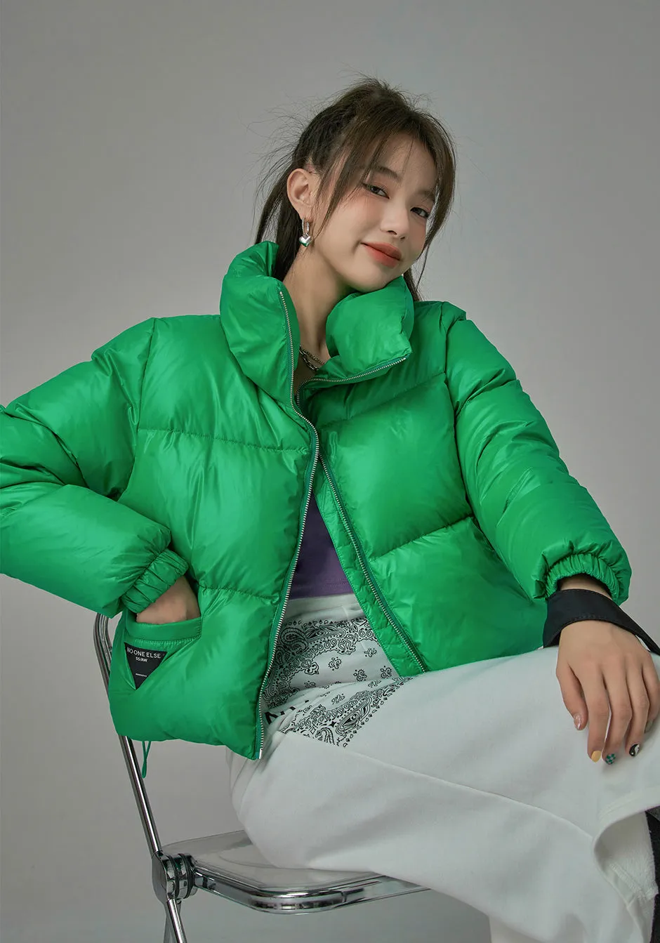 Just Be True To Yourself Padded Jacket