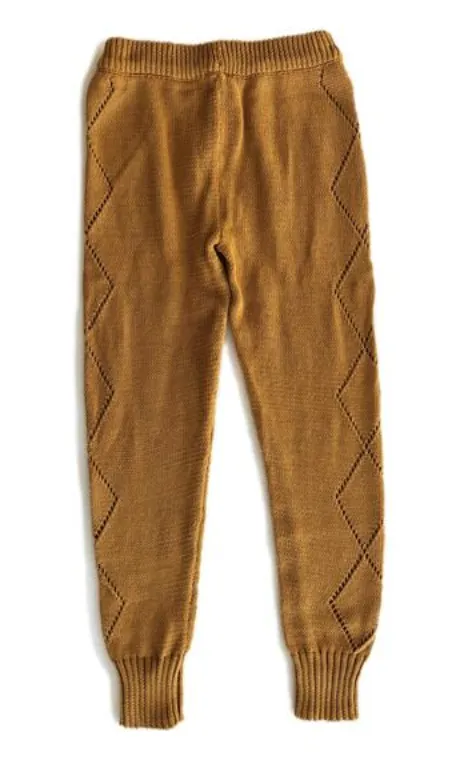 Knitted Leggings - Pumpkin Soup