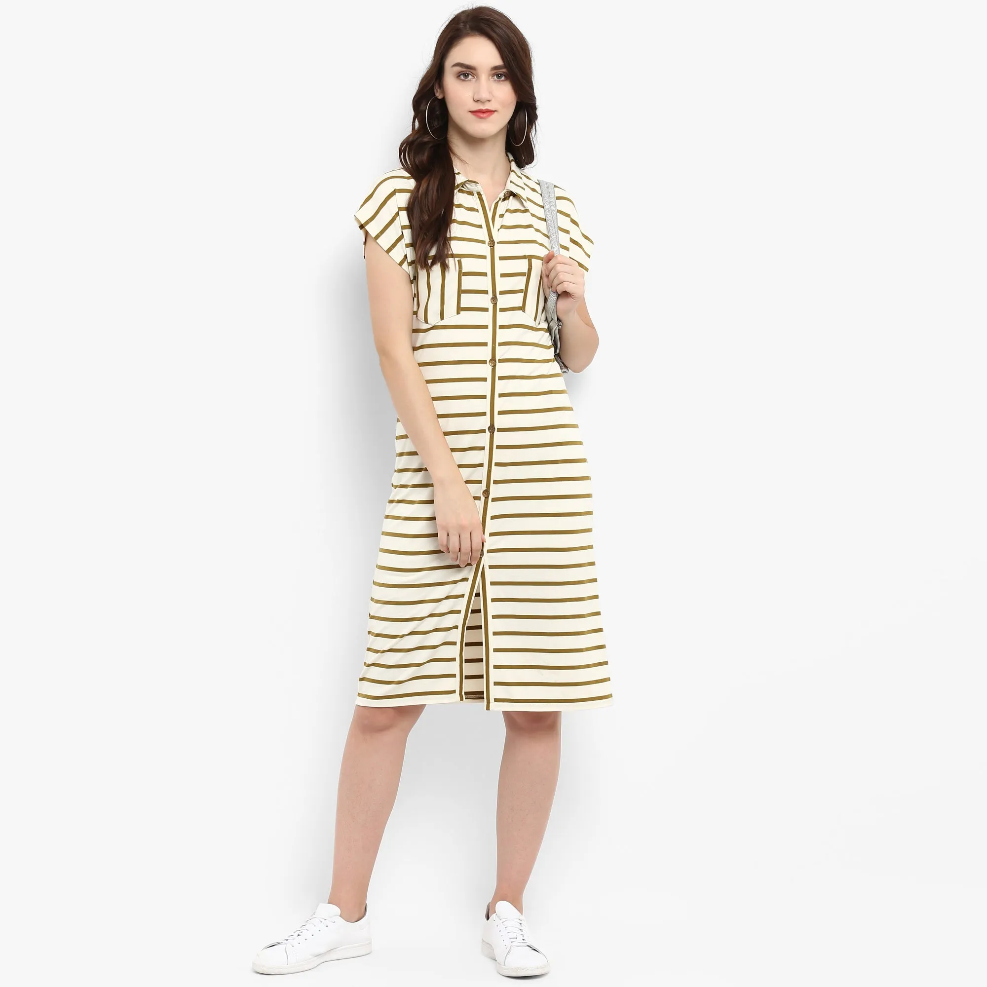 Knitted Stripe Dress