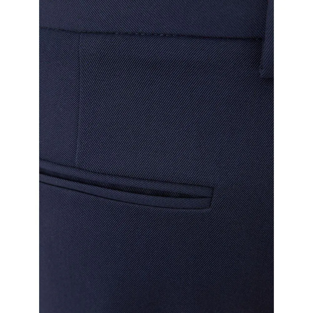 Lardini Elegant Blue Wool Pants for Women