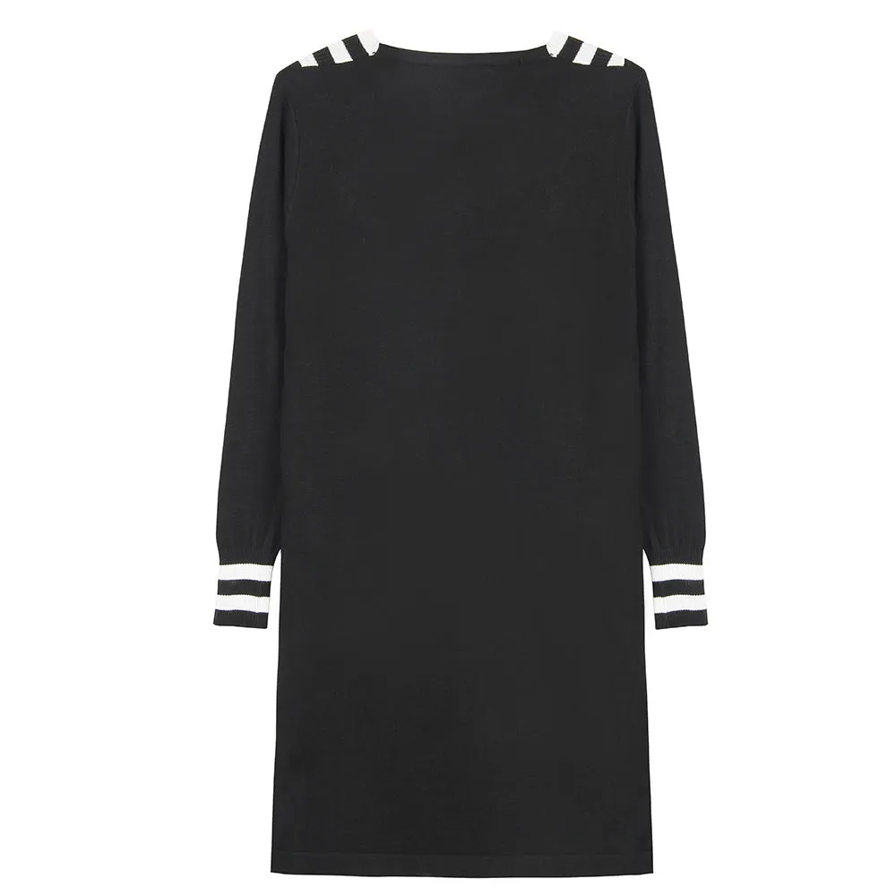 Long Sleeve Knitted Dress Women Wholesale