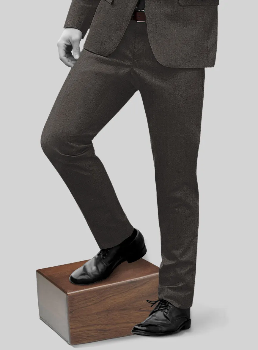 Napolean Intense Brown Wool Pants