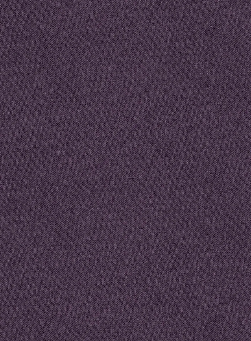 Napolean Stretch Purple Wool Pants