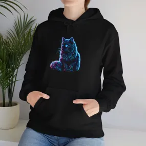 Neon Cat Unisex Heavy Blend™ Hooded Sweatshirt