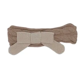 New In Rahigo Girls Camel & Cream Headband - Pre Order