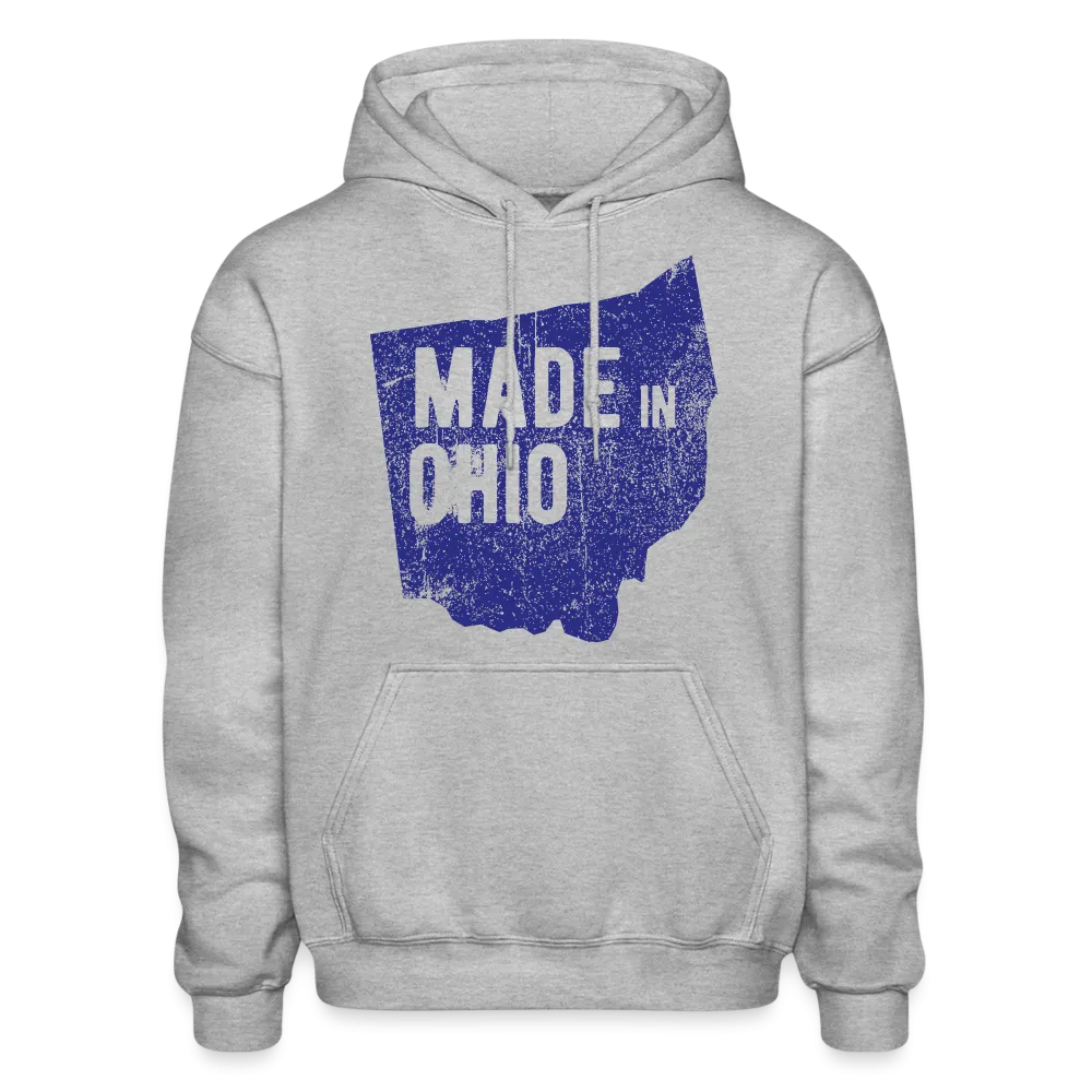 Ohio - Made in Ohio Blue Heavy Blend Adult Hoodie