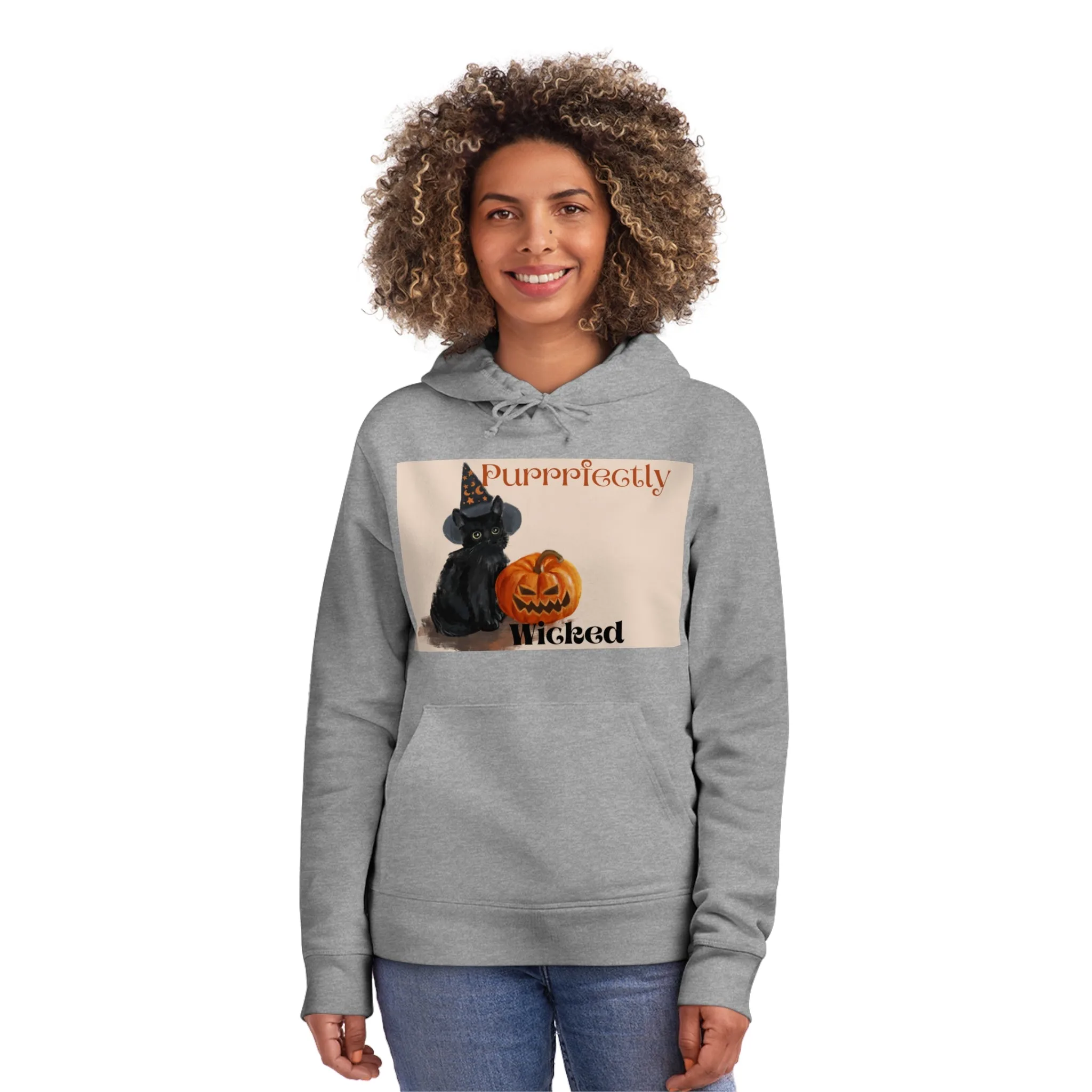 Purrifictly wicked Unisex Drummer Hoodie