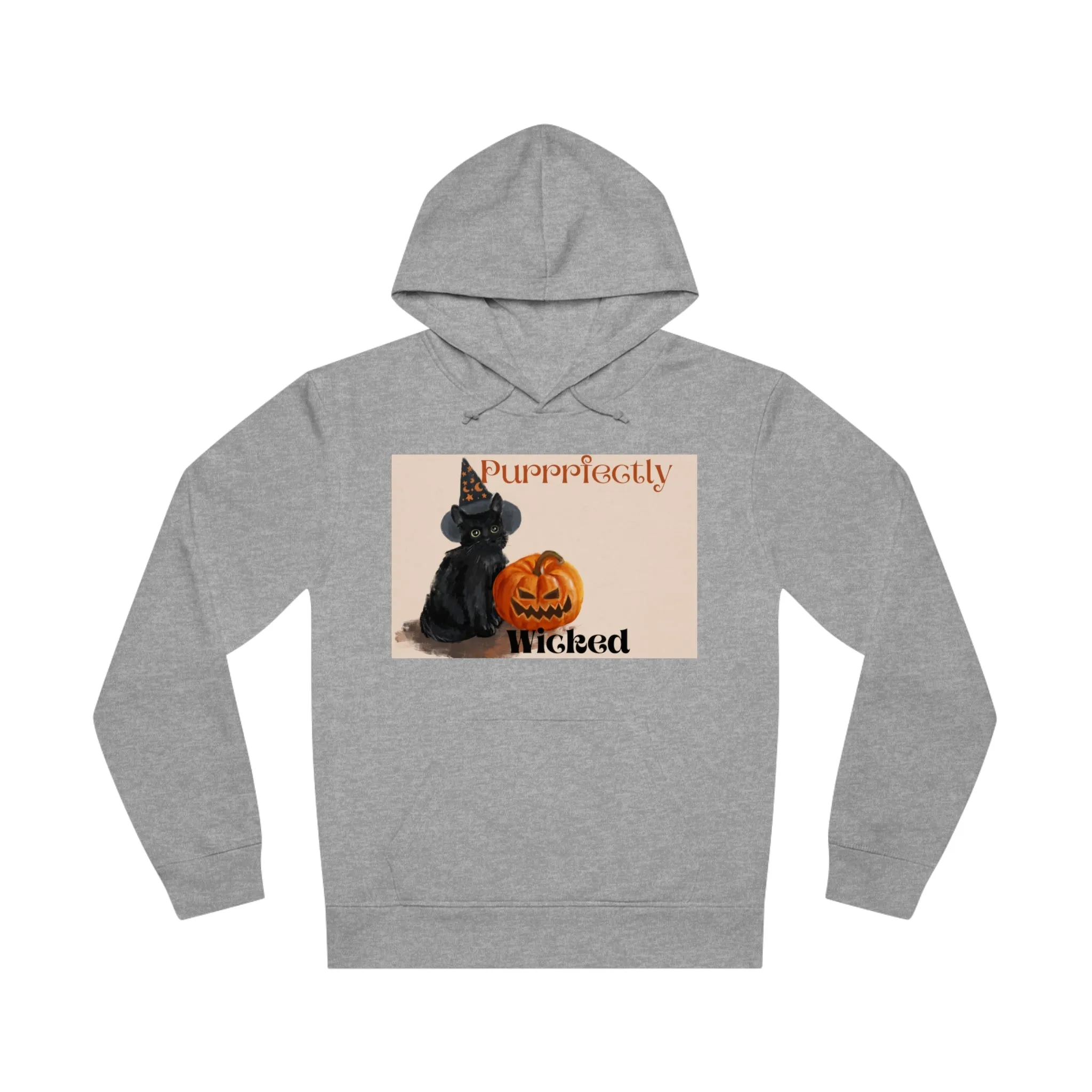 Purrifictly wicked Unisex Drummer Hoodie