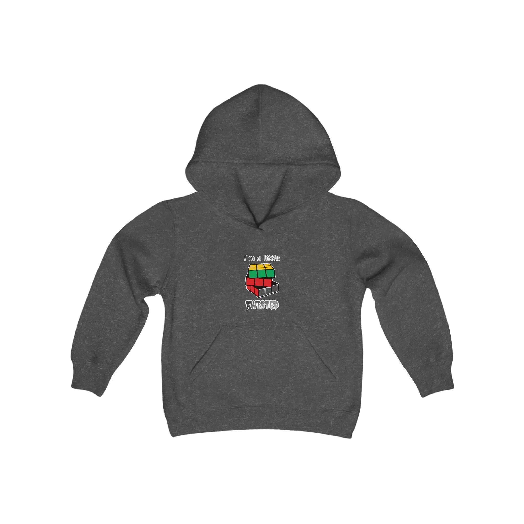 Rubik Cube Youth Heavy Blend Hooded Sweatshirt