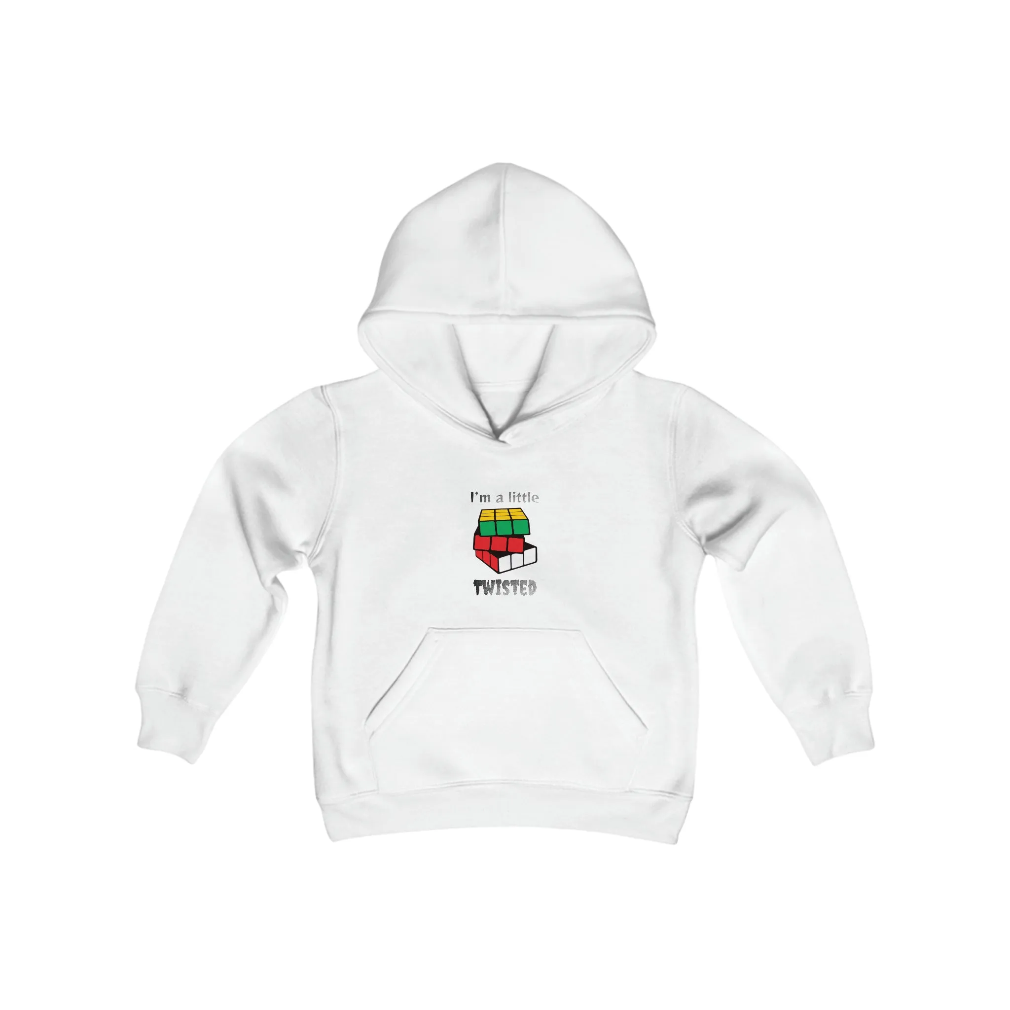 Rubik Cube Youth Heavy Blend Hooded Sweatshirt