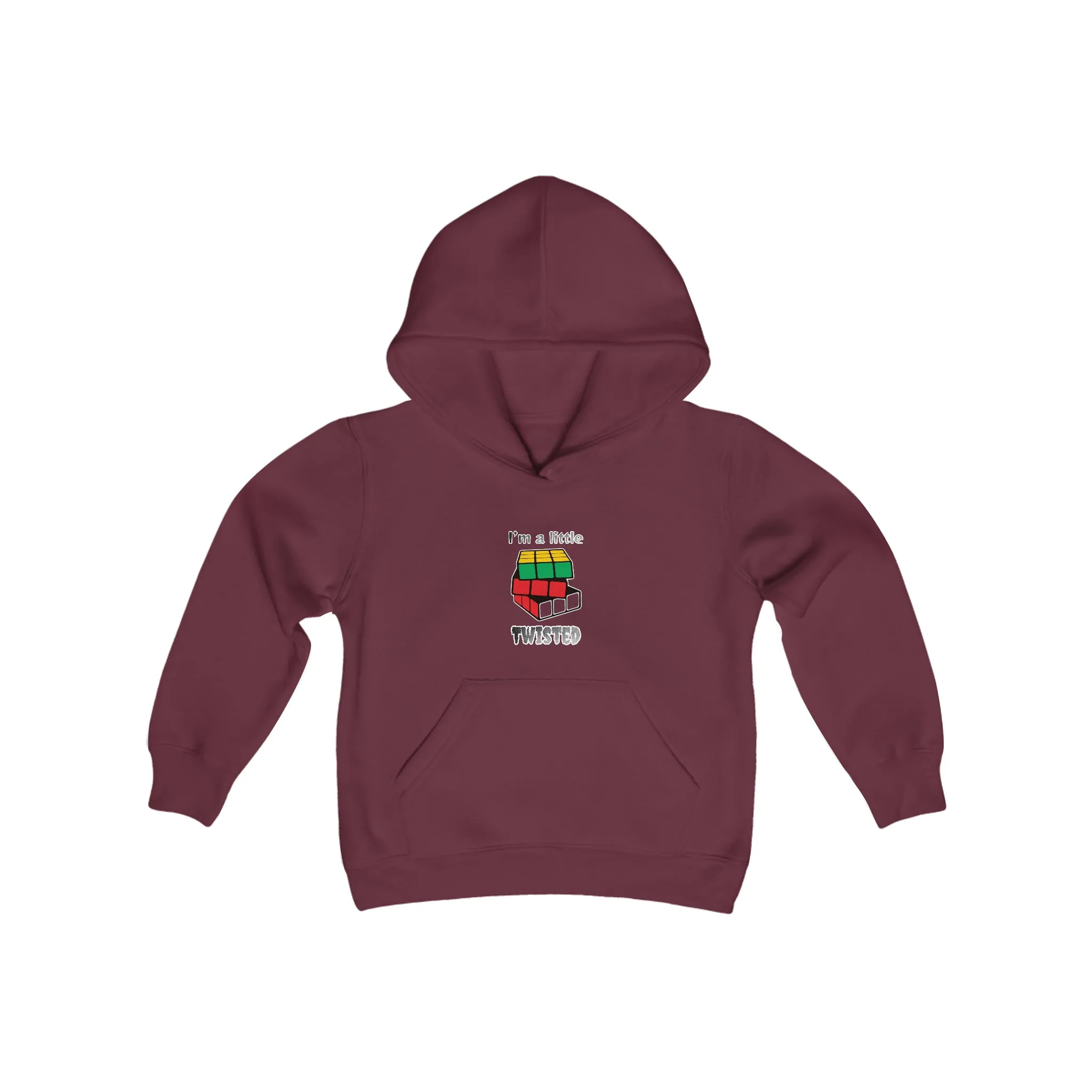 Rubik Cube Youth Heavy Blend Hooded Sweatshirt