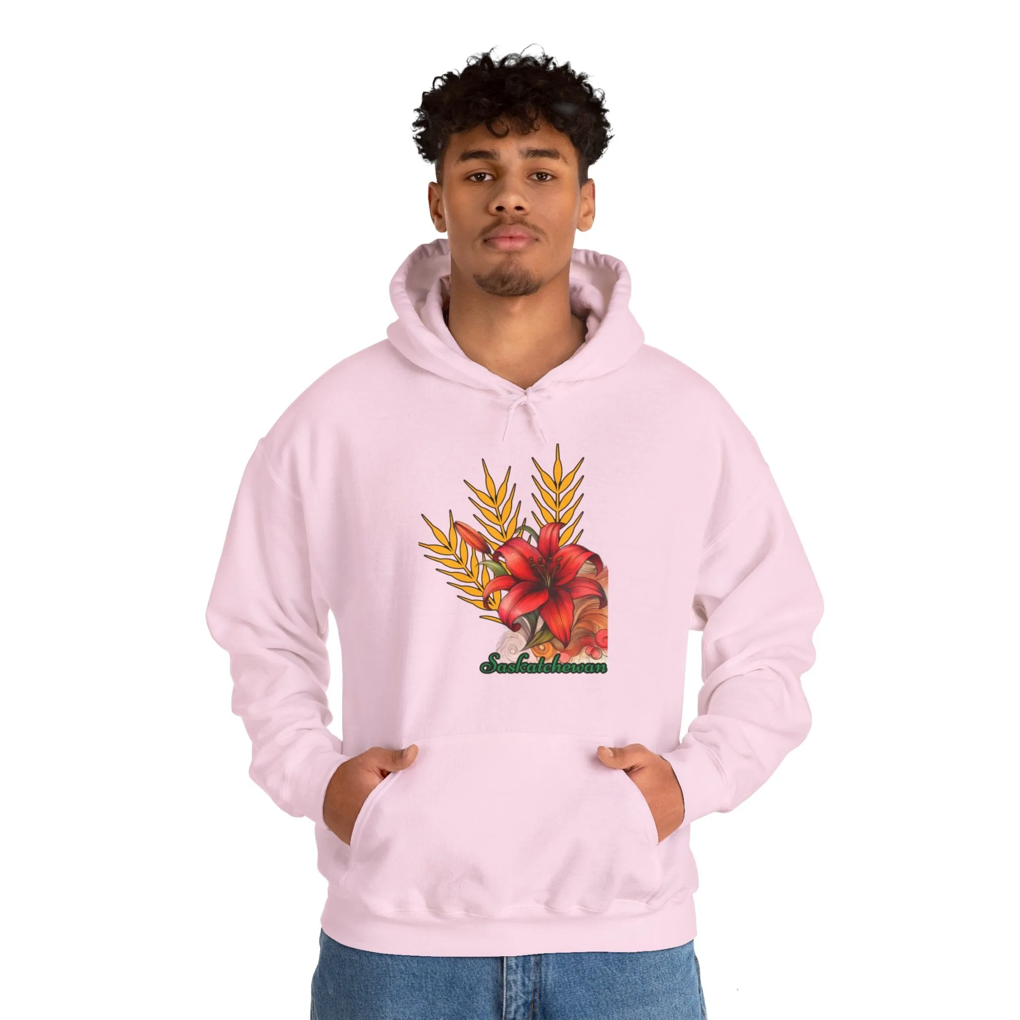 Saskatchewan Lily Unisex Heavy Blend™ Hooded Sweatshirt