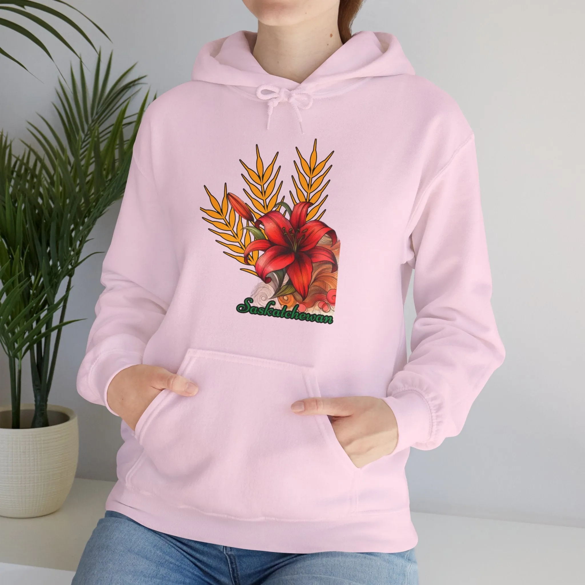 Saskatchewan Lily Unisex Heavy Blend™ Hooded Sweatshirt