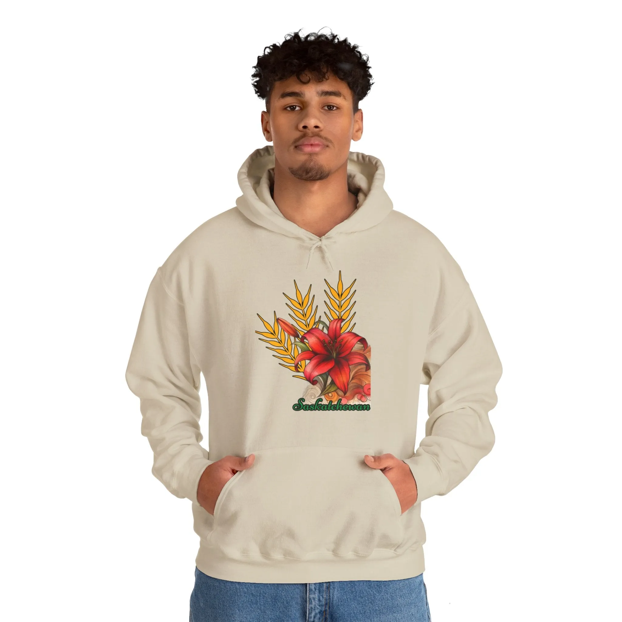 Saskatchewan Lily Unisex Heavy Blend™ Hooded Sweatshirt