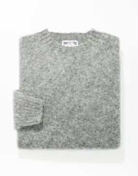 SHAGGY DOG SWEATER MID GREY - TRIM FIT