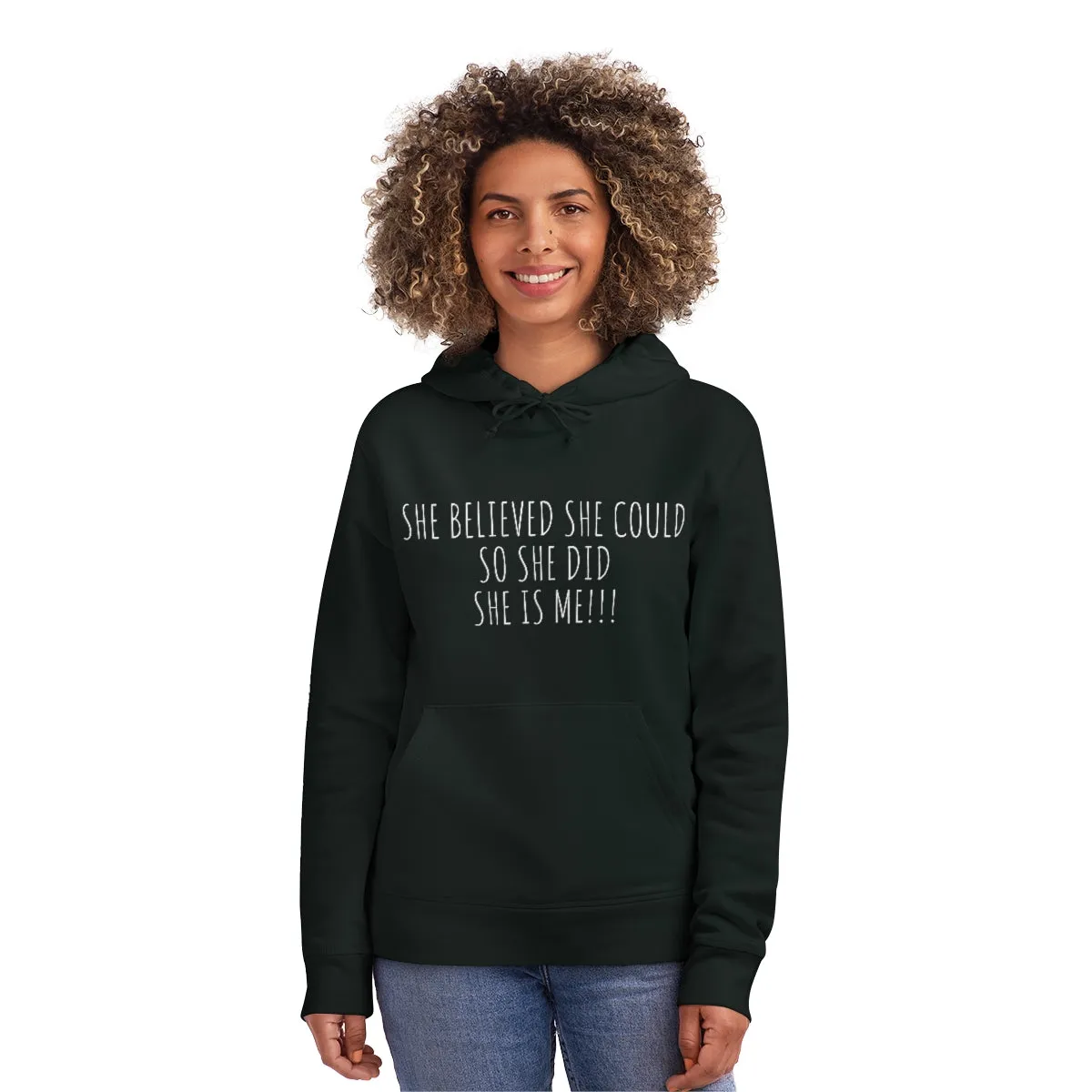 She Believed She Could So She Did She Is Me Unisex Drummer Hoodie