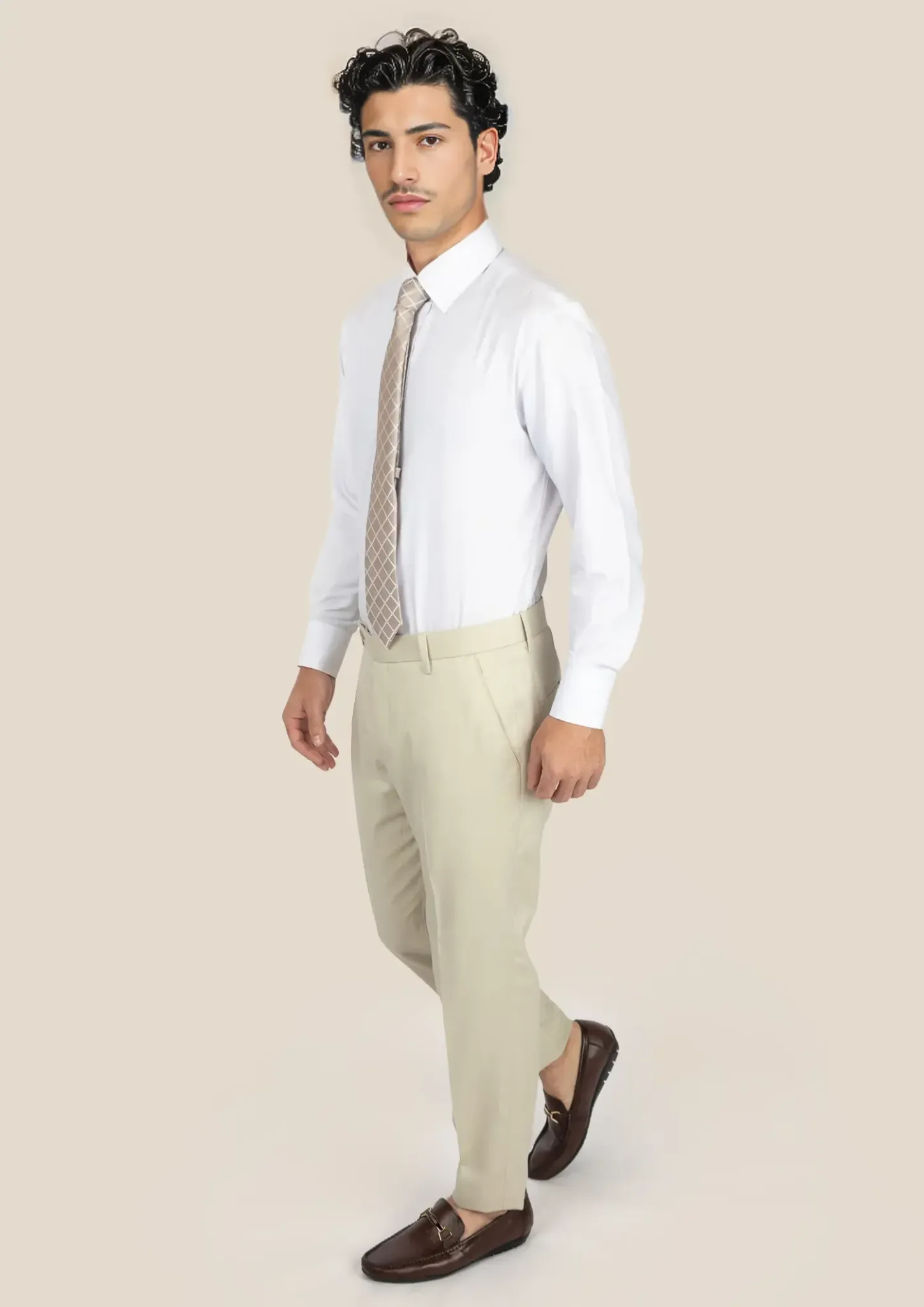 Siena Ivory Twill Pants