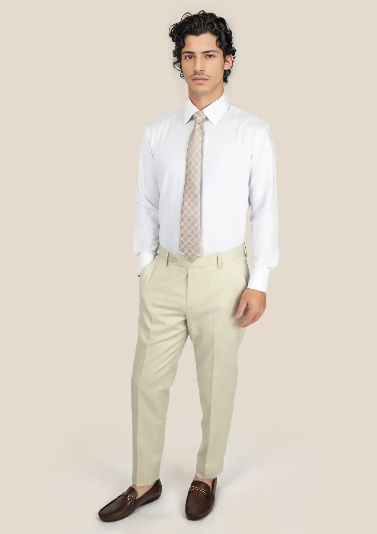 Siena Ivory Twill Pants