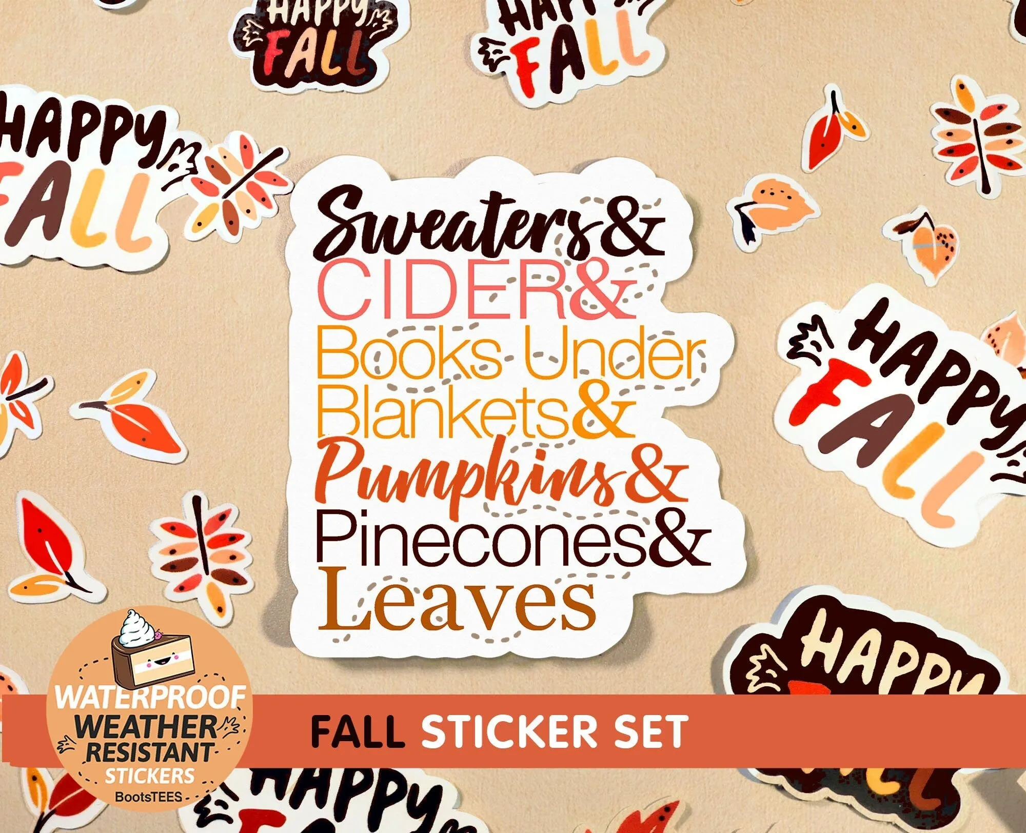 Sweaters and Cider Fall Sticker Pack